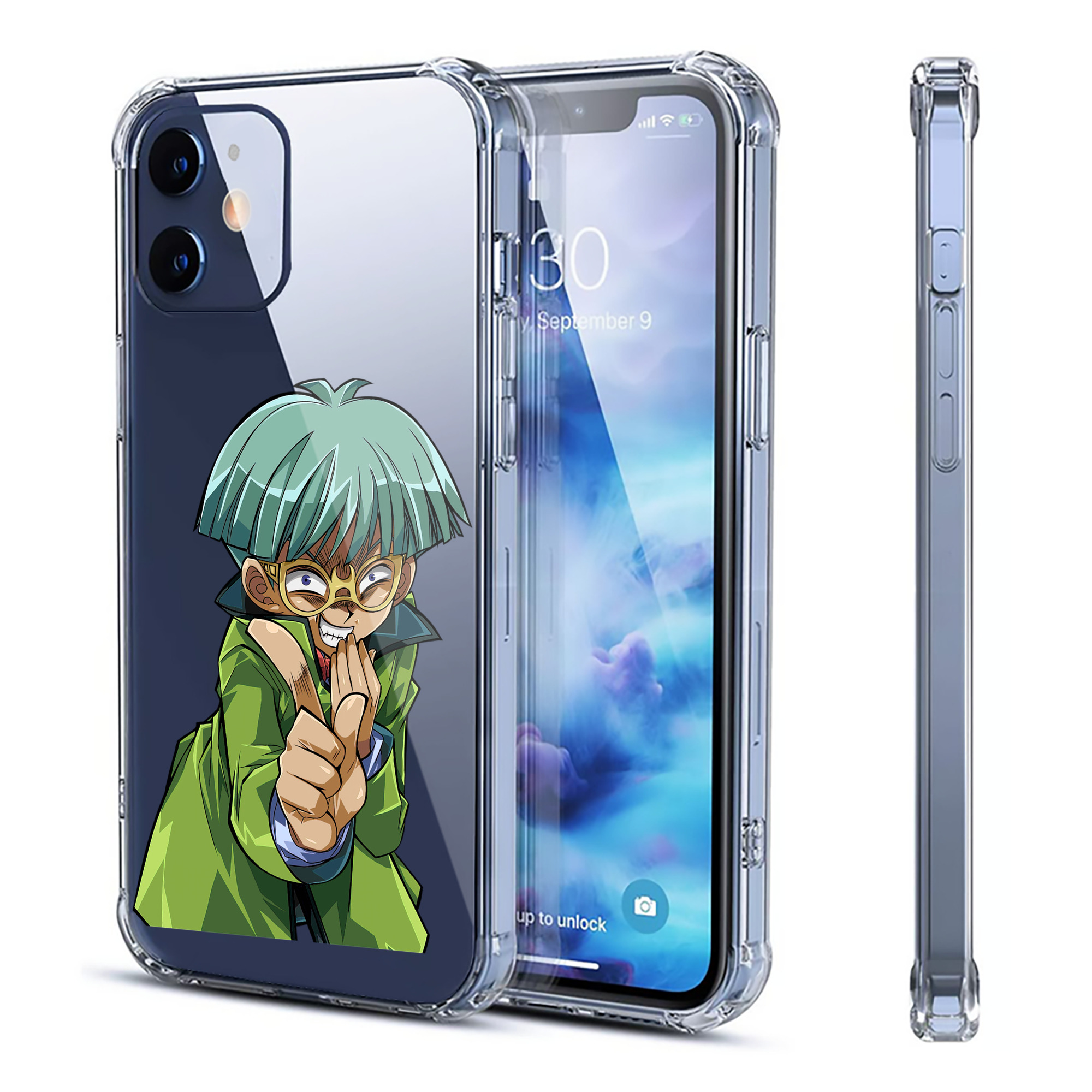（画像用） 遊☆戯☆王 Yu-Gi-Oh! 【iPhone 12シリーズ対応】透明スマホケース（クリアソフトケース）